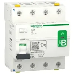 Schneider Electric A9Z61463 IID 4P 63A 30MA TYP B-SI FI-Schutzschalter