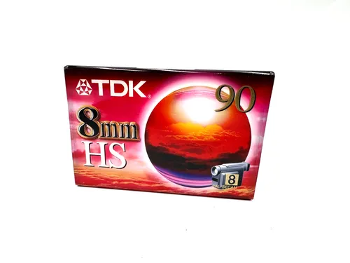 TDK 8mm HS - 90 Min - Videokassette - PAL SECAM - Neu & OVP