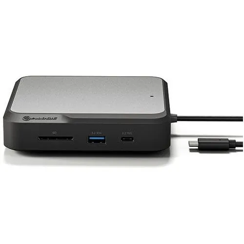 Alogic HDMI Dual 4K Display Docking Station Space Gray DUCH2 - Weiteres Notebook-Zubehör mit Dual 4K Unterstützung für produktives Arbeiten und einfache Konnektivität.