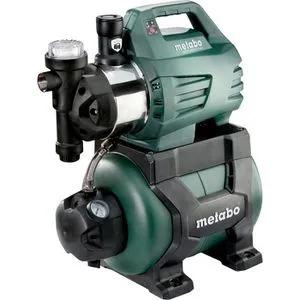 Metabo Hauswasserwerk 600974000 - Wasserpumpen, leistungsstarkes Hauswasserwerk für effiziente Gartenbewässerung und Brunnennutzung, ideal für umweltbewusste Anwender.