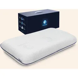 casimum Nackenstützkissen Comfort - Ergonomisches Nackenkissen 70x40 cm - Kopfkissen mit Memory Foam für optimalen Schlafkomfort. Ideal für Seitenschläfer und Rückenschläfer, hypoallergen und pflegeleicht.