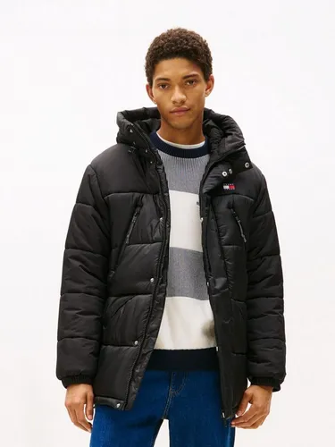 Tommy Jeans Steppmantel FABRIC MIXED PARKA Regular fit mit Kapuze