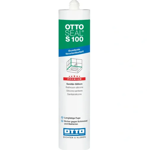 300ml OTTOSEAL OTTO S100 Premium C67 Anthrazit Sanitär-Silikon Dichtstoff