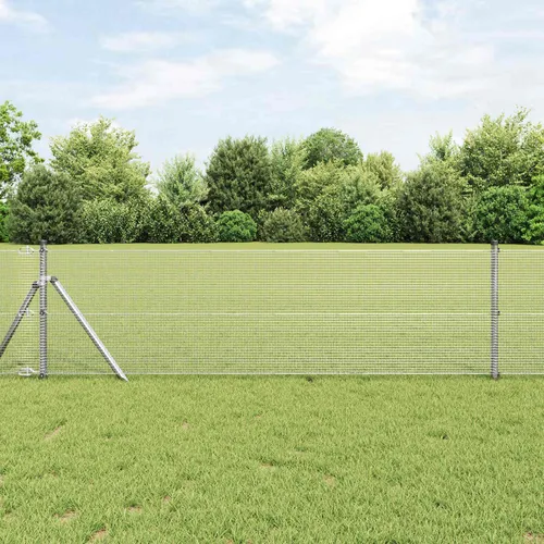 vidaXL Geschweißter Drahtzaun 0,8x10 m