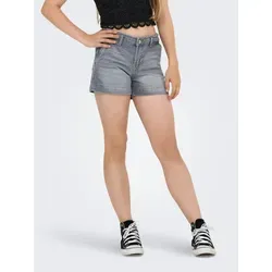 KIDS ONLY Kogcomet Wide Shorts DNM Mat624 Noos - Mädchenmode, coole Shorts mit weitem Beinschnitt und Gürtelschlaufen, ideal für lässige Sommerlooks.