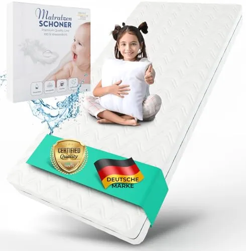 ALAVYA HOME® Kindermatratze 80x160 Cozy - Matratze für Kinderbett, 10 cm hoch mit waschbarem Bezug, Oeko Tex 100 zertifiziert und inklusive Matratzenschoner für optimalen Schutz und Komfort.