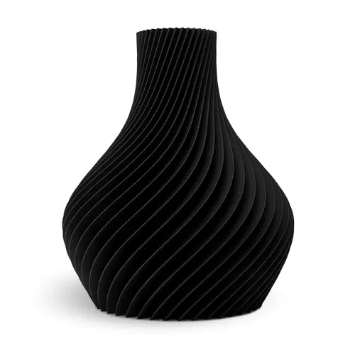 natumo Tischvase Bulba Schwarz 24 cm in schwarz von NATUMO