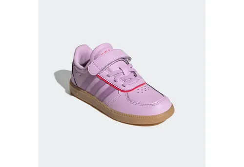 adidas BREAKNET SLEEK KIDS Sneaker mit Klettverschluss in Lila - Sportliche Sneaker für Kinder und Jugendliche, ideal für den Alltag. Mit praktischem Klettverschluss für einfaches An- und Ausziehen, in der Größe 35 für optimalen Tragekomfort.