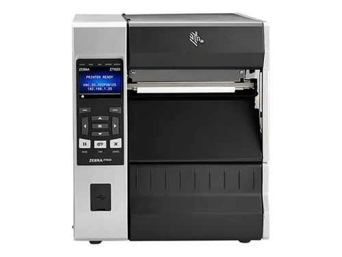 Zebra ZT600 Series ZT620 Etikettendrucker - Drucker für industrielle Anwendungen, bietet hohe Druckgeschwindigkeit von bis zu 203 mm/Sek. und vielseitige Anschlussmöglichkeiten wie NFC und Bluetooth 4.0.
