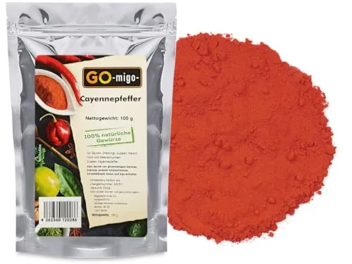 100g Cayenne Pfeffer gemahlen Cayennepfeffer Chili Pulver Top Qualität 0,1kg