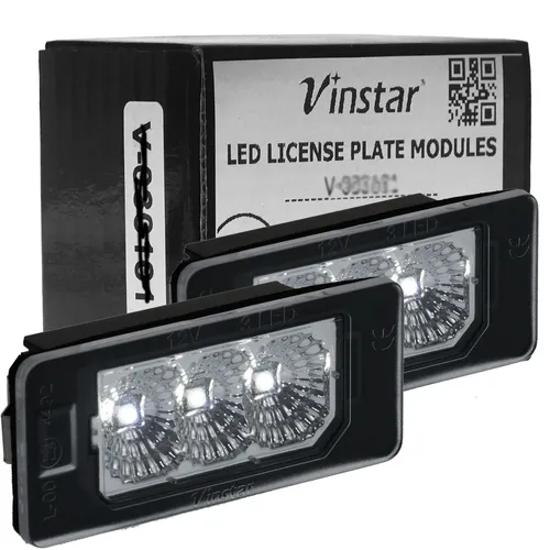 CREE LED Kennzeichenbeleuchtung für Skoda Modelle - Hochwertige Kennzeichenbeleuchtung in Xenon Weiß (6000K) für Skoda Fabia II/III, Octavia III und Rapid. Einfache Installation, e-geprüft für den Straßenverkehr, energieeffizient mit nur 3 Watt.