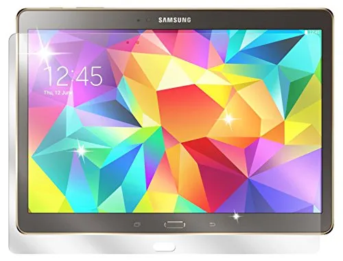 dipos I 2X Schutzfolie klar kompatibel mit Samsung Galaxy Tab S T800 / T805 (10,5 Zoll) Folie Displayschutzfolie