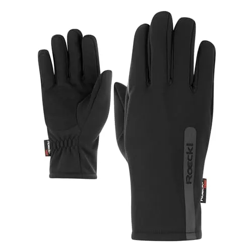 Roeckl Kobuk 2 Unisex Sporthandschuh - Hochwertiger Outdoor-Handschuh aus winddichtem ROECK-PROOF Material, ideal für kalte Tage. Mit wasserabweisender Handfläche für sicheren Grip und elastischem Band für perfekten Sitz.