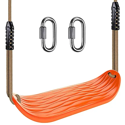 BeneLabel Schaukel Kinder Babyschaukel Outdoor Brett Schaukelsitz/Orange