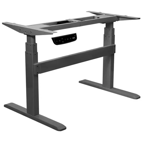 Exeta ergoPRO Elektrisch höhenverstellbarer Schreibtisch in grau von exeta