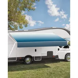VEVOR RV Markise 610cm in blau von Vevor
