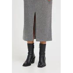 Ichi Blusentop IHKATE JACQUARD LONG SK grau M von ICHI