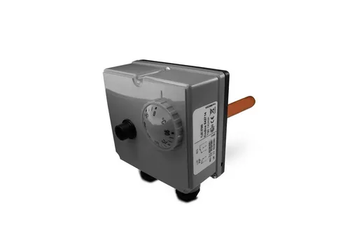 Doppel-Tauchthermostat 0-90°C mit Sicherheitsbegrenzer - Vielseitiges Doppelthermostat für präzise Temperaturregelung. Ideal für verschiedene Anwendungen mit einem Regelbereich von 0°C bis 90°C und sicherem Begrenzungsbereich bis 110°C.