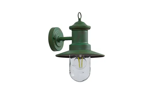 Lindby Außenwandleuchte Eloretta, 22 cm, grün in grün von Lindby