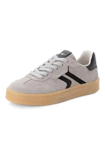 Tamaris 23723/44 Grey EU 42 Damen-Sneaker - Stylischer Damen-Sneaker in moderner Kroko-Optik mit rutschfester Synthetiklaufsohle für sicheren Halt. Ideal für Alltag, Freizeit und Reisen, bietet er ein komfortables Tragegefühl dank weichem Comfort-Lining.