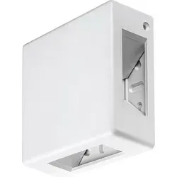 Rabalux 7318 Außenwandleuchte Lippa, 6W, 3000K, 360lm, weiß, warmweiß, IP54, 12x12cm - Weiß