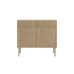 Hölzernes Sideboard 100 cm Breite - Elegantes Sideboard in Holzfarbe, Maße: B: 100 cm, H: 90,6 cm. Ideal für stilvolle Wohnräume und bietet viel Stauraum. Profitieren Sie von unserem 10€ Willkommens-Gutschein bei Newsletter-Anmeldung!