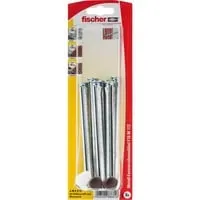 Fensterrahmendübel F 10 M 112 silber, 6 Stück, mit Schraube