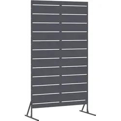 vidaXL Stahlzaunpanel Anthrazit