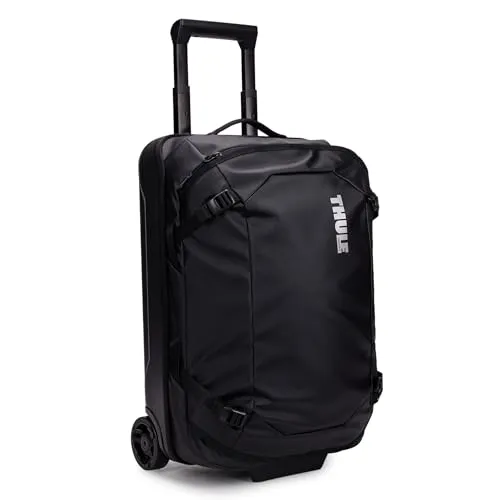 Thule Chasm Handgepäckkoffer Mit Rollen Black 40 L - Handgepäck, 100% recycelte Materialien und wasserfestes Tarpaulin schützen Ihren Inhalt. Ideal für Reisen, leicht zu verstauen und mit praktischen Griffschlaufen.