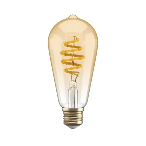 Hombli Smart Bulb St64 Cct Filament (E27) Amber - Energieeffiziente Smart-Glühbirne mit Filament-Design, dimmbar und vielseitig einsetzbar für stimmungsvolle Beleuchtung.