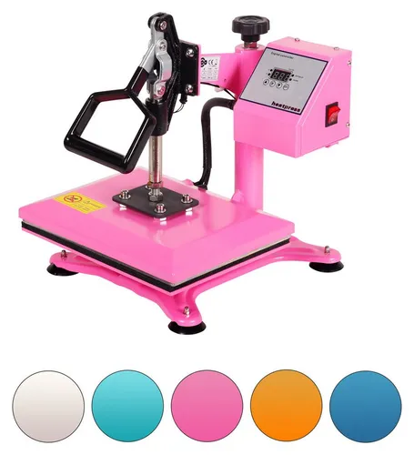 RICOO Transferpresse Heizpresse 30x23 cm Profi schwenkbar Bügelpresse Heat Press Power Zwerg-LP Presse Plotter Hitzepresse für T-Shirt Druckmaschine Heißpresse Textilpresse Thermopresse