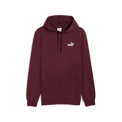 Puma Essentials Small No. 1 Logo Hoodie FL (s) ruby shimmer (96) M - Stylischer Hoodie für Herren von Puma aus 50% recycelten Materialien, mit weichem Fleece für ultimativen Komfort und einer praktischen Kängurutasche.