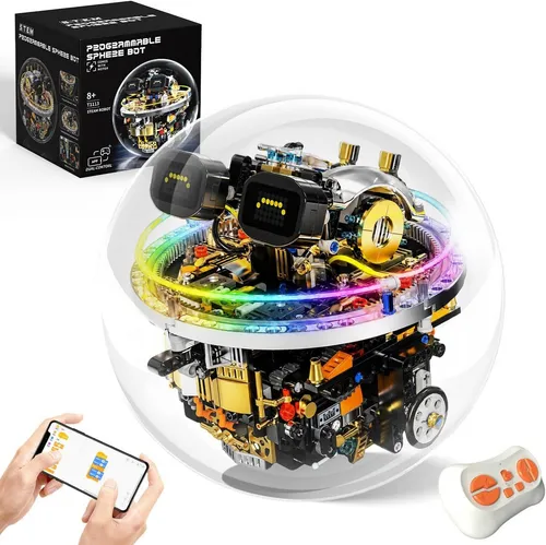 Esun Roboter Bausatz für Kinder ab 8 Jahren – Programmierbarer STEM Roboter mit 804 Teilen und App-Steuerung