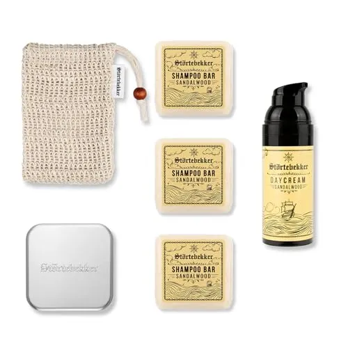 Störtebekker® Dusch Routine Set - Festes Shampoo & Pflegeprodukte - Erlebe tägliche Pflege mit unserem Dusch Routine Set: 3 x festes Shampoo, Sisalsäckchen und Seifendose für optimale Hygiene und Anwendung. Ideal für umweltbewusste Pflege!