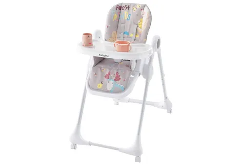 COSTWAY Hochstuhl, 3in1 klappbarer Babyhochstuhl, 7-stufiger Höhen, verstellbar