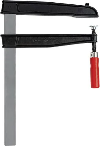 Bessey Apriete TGNT 300x500mm - Ergonomische Holzzwinge - Holzzwingen mit einer Spannkraft bis zu 7.000 N, ideal für präzises Arbeiten. Ergonomisch geformter Holzgriff und stabile Vollprofilschiene sorgen für besten Komfort und Halt.