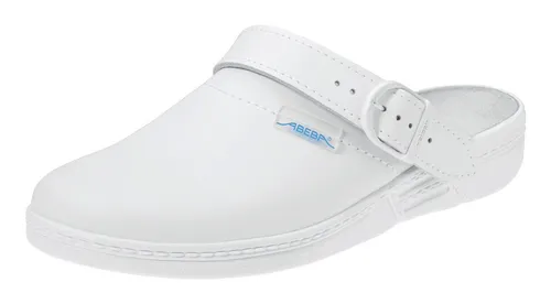 Abeba Clog 7021, OB FO SRC, Größe 43, weiß - Hochwertige Clogs für Beruf und Freizeit, rutschfest und besonders leicht für optimalen Tragekomfort.