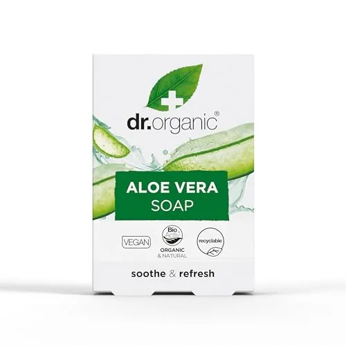 Dr.Organische Aloe Vera Seife 100g in grün von Dr.Organic