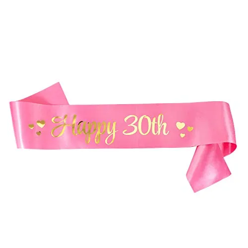 Oblique Unique® Happy 30 th Schärpe von Oblique Unique