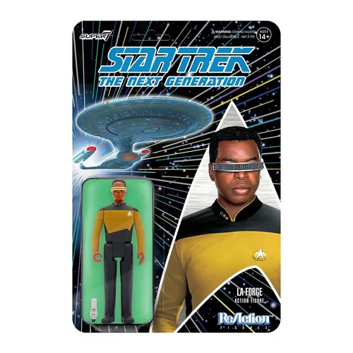 Star Trek Next GEN W2 Geordi LA Forge Reaction Figur