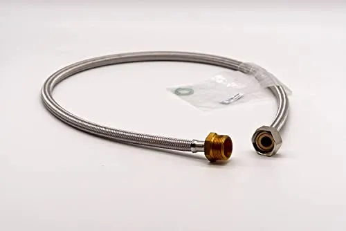 Aquastopverlängerungsschlauch, Panzerschlauch-Verlängerung, Zulaufschlauch für Wasch- & Spülmaschinen 0,5m von EVH-XTRA®