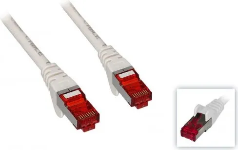 Goobay CAT 6 Patchkabel S/FTP (PiMF), weiß