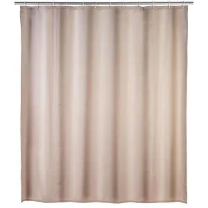 Anti-Schimmel Duschvorhang Uni Beige - Duschvorhang aus 100% Polyester mit Anti-Schimmel-Effekt, antibakteriell und wasserabweisend. Besonders langlebig und pflegeleicht, bei 30°C waschbar. Maße: 180 x 200 cm.