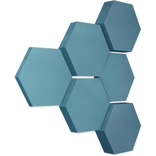 platino24 Akustikplatte Edition LOFT 6 Elemente 3D Ø 300mm - 6 hochwertige Akustikelemente zur Verbesserung der Raumakustik. Ideal für kreative Projekte in modernem Design. Einfache Montage an Wand oder Decke, erhältlich in zahlreichen Farben.