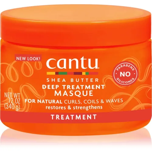 CANTU Shea Butter Deep Treatment Mask regenerierende Maske mit Tiefenwirkung für welliges und lockiges Haar 340 g