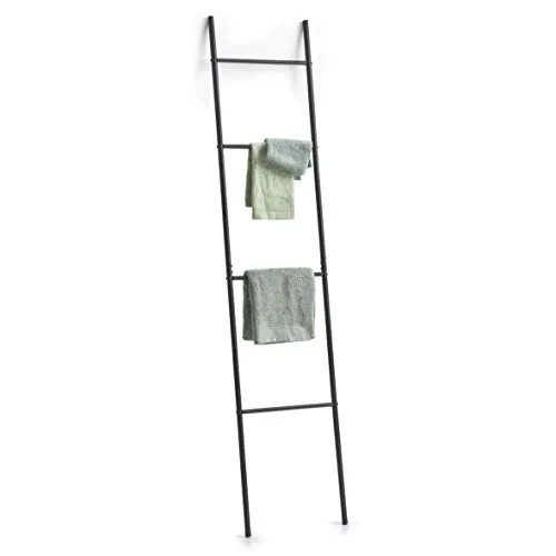 Zeller Present Dekoleiter Handtuchhalter - Stylischer Handtuchhalter aus Metall, 176 cm hoch und ideal für das Bad oder die Küche – bringt Ordnung und Dekoration in Ihr Zuhause.