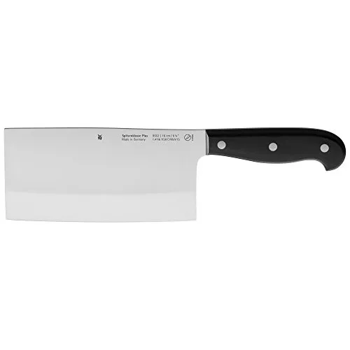 WMF Spitzenklasse Plus Chinesisches Kochmesser 27,5 cm - Kochmesser für präzises Schneiden und Hacken, aus geschmiedetem Spezialklingenstahl, Made in Germany, mit langanhaltender Schärfe und ergonomischem Griff.