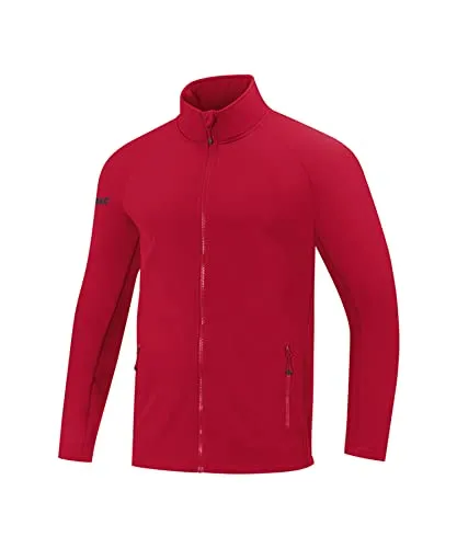 JAKO Herren Softshelljacke Team - Chili Rot, XXL - Funktionsjacke mit wind- und wasserabweisendem Obermaterial, ideal für Sport und Freizeit, mit weichem Fleece-Innenfutter und praktischen Reißverschlusstaschen.