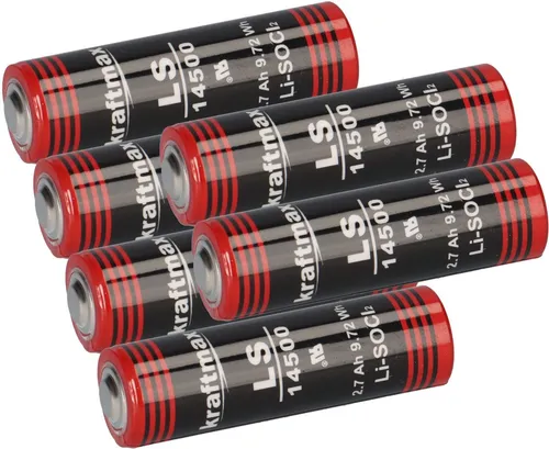 XCell 6x Kraftmax Lithium 3,6V Batterie ER14505 AA - 6 Stück leistungsstarke Lithium-Batterien für langlebige Energieversorgung. Ideal für Geräte, die eine zuverlässige Stromquelle benötigen.
