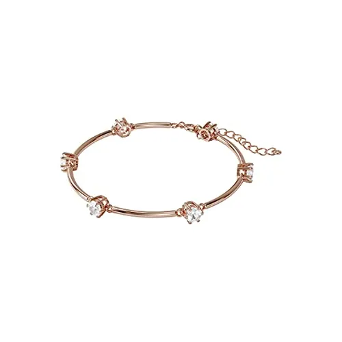 Swarovski Constella Armband, Weiß/RoségoldTon - Elegantes Damenarmband aus rosevergoldetem Metall, besetzt mit strahlenden Swarovski Kristallen. Ideal für besondere Anlässe oder als Geschenk.
